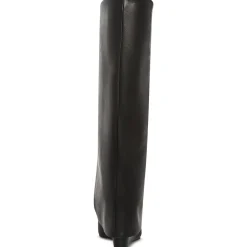 Evanderwc Faux Leather Cuffed Knee-High Boots
