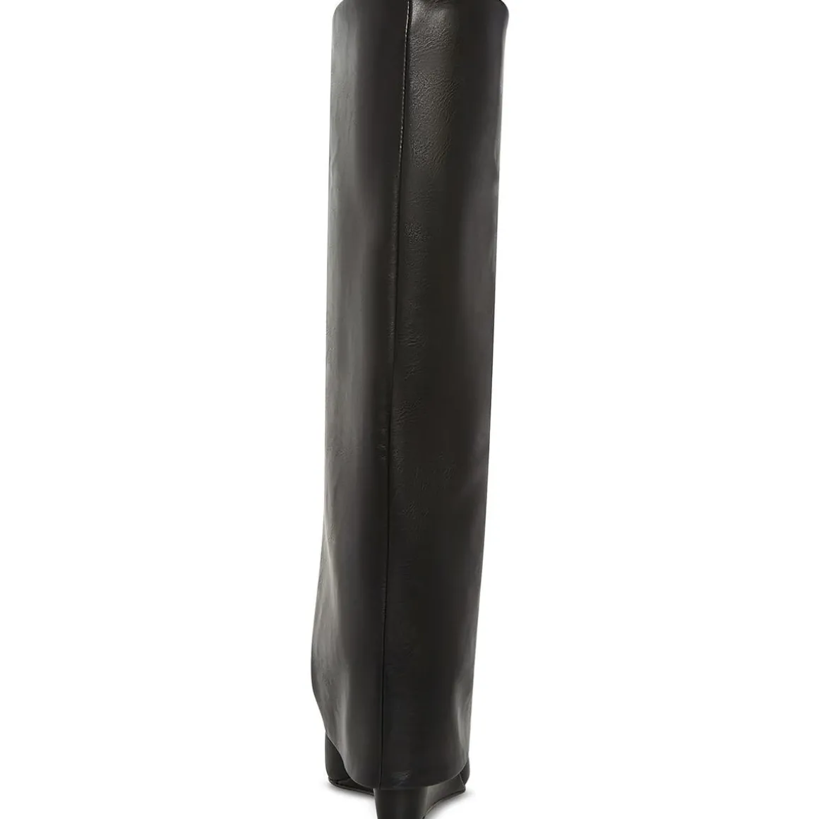 Evanderwc Faux Leather Cuffed Knee-High Boots