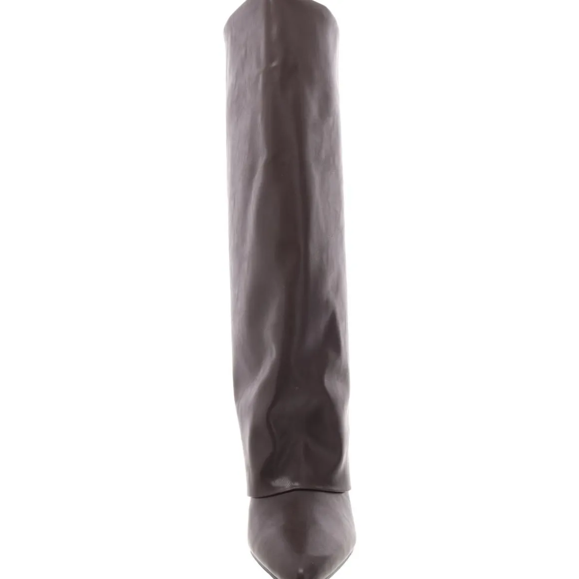 Evanderwc Faux Leather Cuffed Knee-High Boots