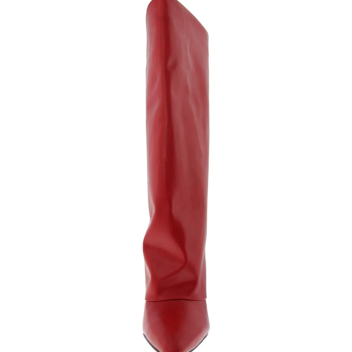 Evanderwc Faux Leather Cuffed Knee-High Boots