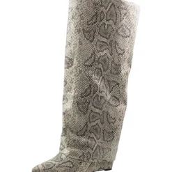 Evannder Fold-Over Wedge Boots