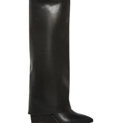 Evannder Fold-Over Wedge Boots