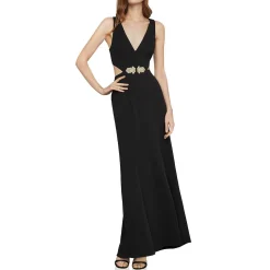 Eve Embellished Cut-Out Evening Dress