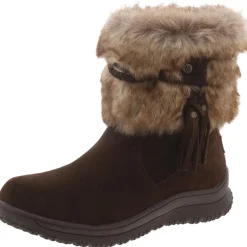 Everett Leather Faux Fur Mid-Calf Boots