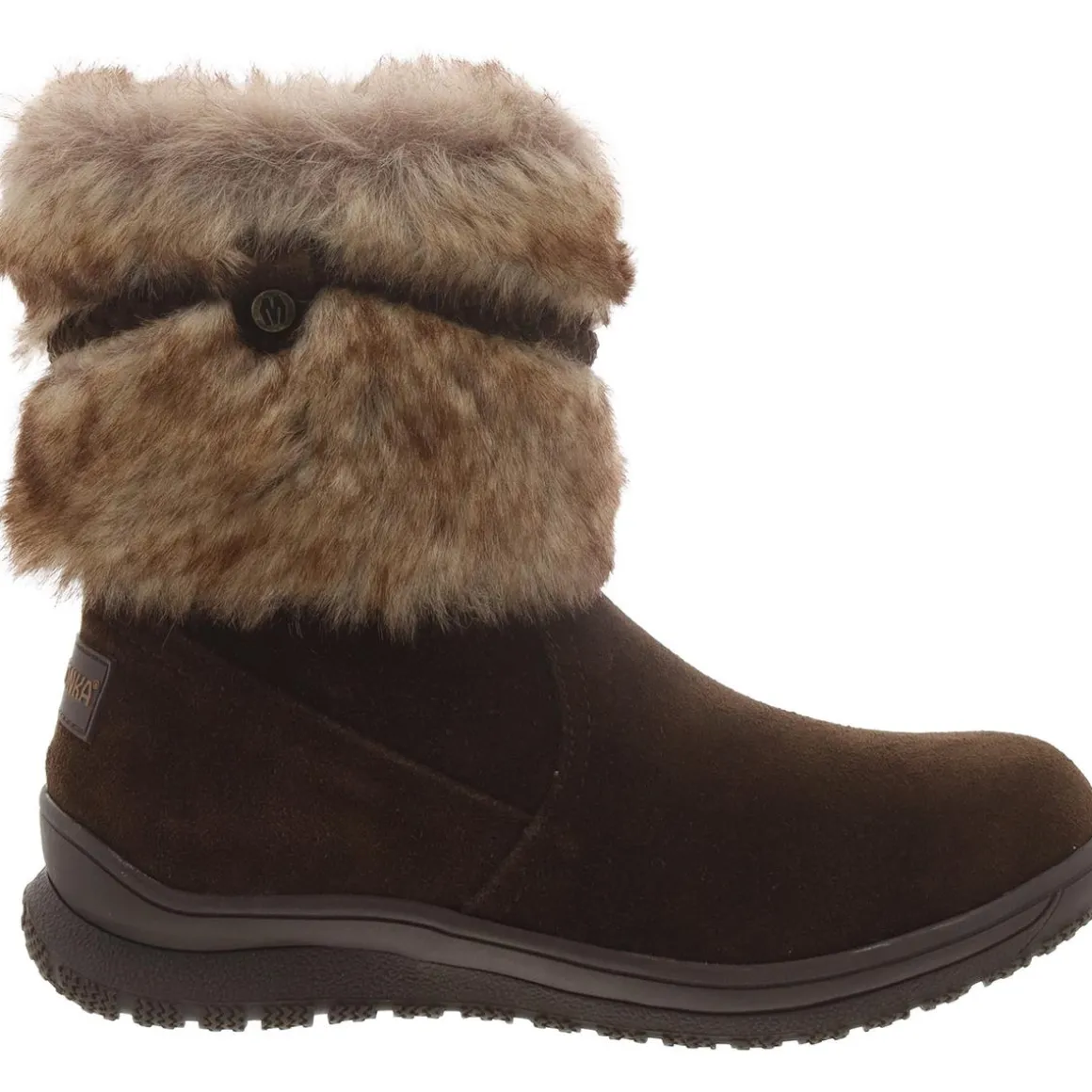 Everett Leather Faux Fur Mid-Calf Boots
