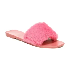 Everette Cozy Faux Fur Jelly Sandals