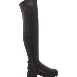 Evie Faux Leather Stretch Knee-High Boots