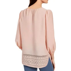 Eyelet Cotton Blouse