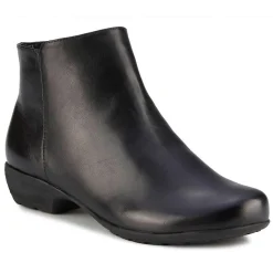 EZRA Leather Ankle Boots