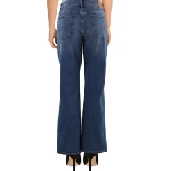 Faded Denim Bootcut Jeans