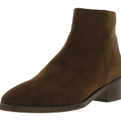 Faelynn Suede/Studs Zipper Booties