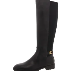 Faith Leather Boot Faux Leather Knee-High Boots