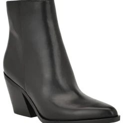 Fallone Leather Block Heel Mid-Calf Boots