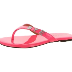 Fantasia Patent Embellished Flat Sandals