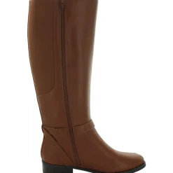 Faron Faux Leather Round Toe Mid-Calf Boots