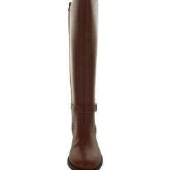 Faron Faux Leather Round Toe Mid-Calf Boots