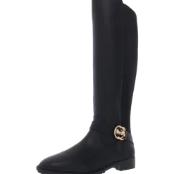 Farrah II Faux-Leather Zipper Knee-High Boots