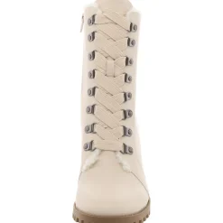 Fauna Faux Fur Lined Faux Leather Ankle Boots