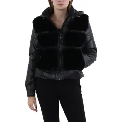 Faux Fur Cold Weather Puffer Jacket
