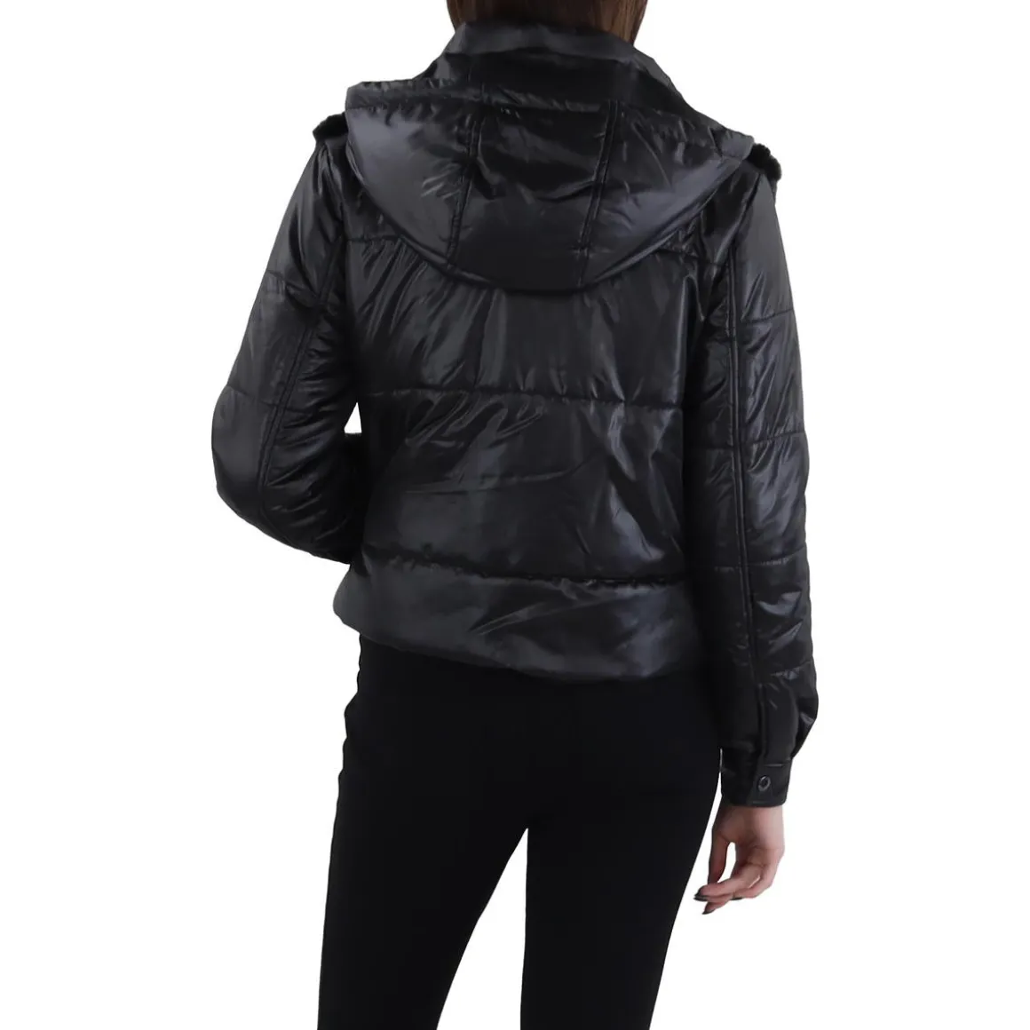 Faux Fur Cold Weather Puffer Jacket