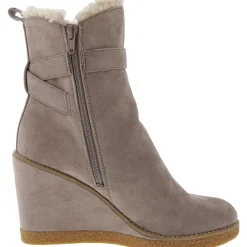 Faux Fur Faux Suede Booties