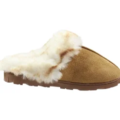 Faux Fur Faux Suede Slide Slippers