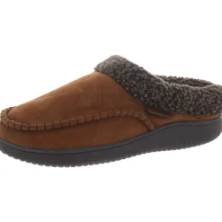 Faux Fur Flat Moccasin Slippers