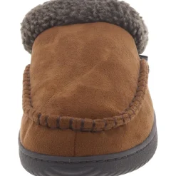 Faux Fur Flat Moccasin Slippers