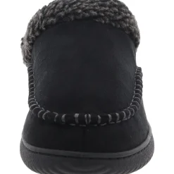 Faux Fur Flat Moccasin Slippers