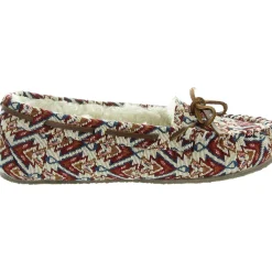 Faux Fur Lined Moccasin Slippers