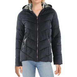 Faux Fur Lined Quilted Coat