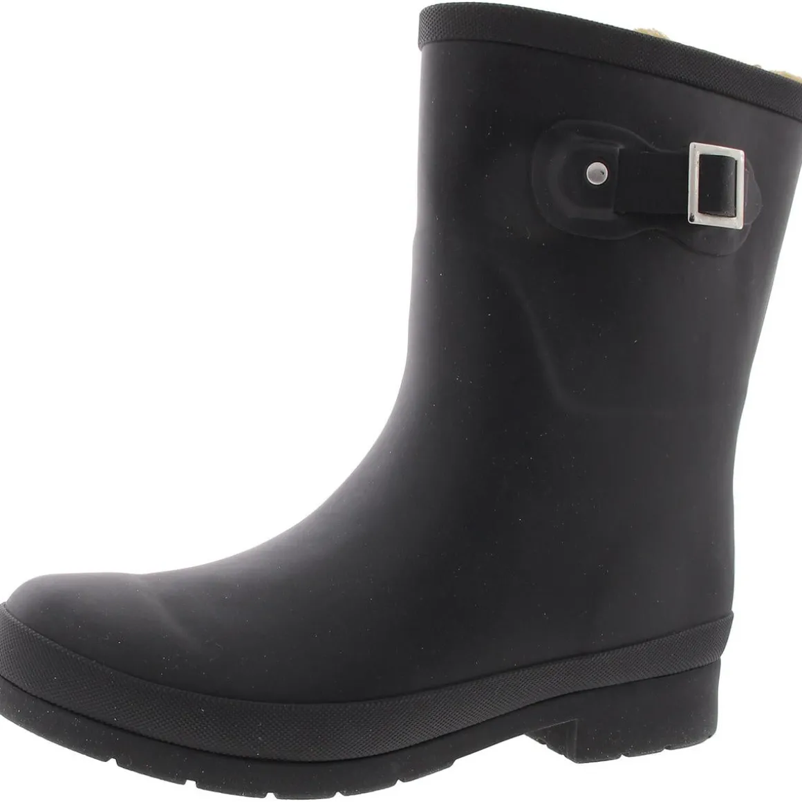 Faux Fur Lined Rain Boots