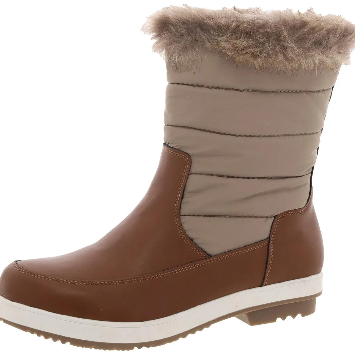 Faux Fur Lined Shearling Boots