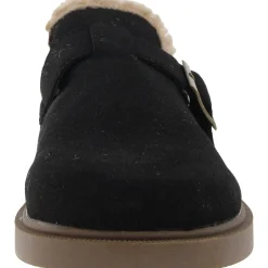 Faux Fur Lined Slide Slippers