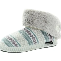 Faux Fur Lined Bootie Slippers