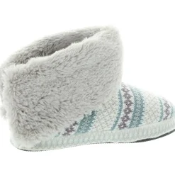 Faux Fur Lined Bootie Slippers
