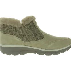 Faux Fur Lined Faux Fur Ankle Boots