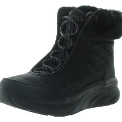 Faux Fur Lined Faux Fur Shearling Boots