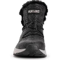 Faux Fur Lined Faux Leather Booties