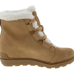 Faux Fur Lined Leather Ankle Boots