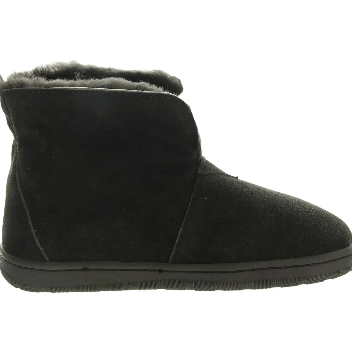 Faux Fur Lined Leather Booties