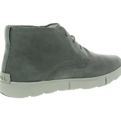 Faux Fur Lined Leather Chukka Boots