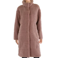 Faux Fur Midi Teddy Coat