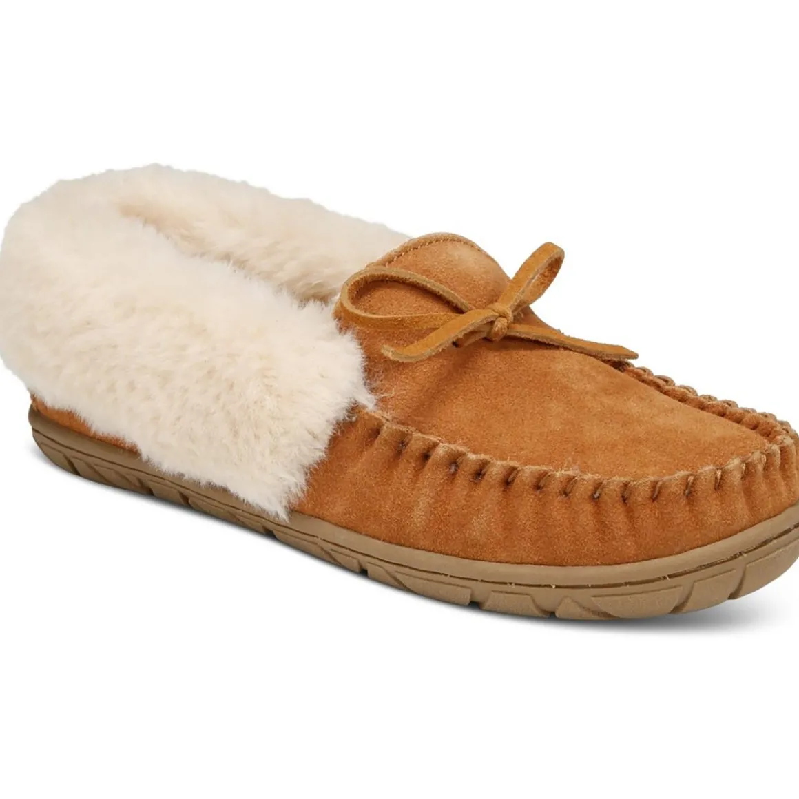 Faux Fur Suede Moccasins