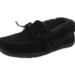 Faux Fur Suede Moccasins