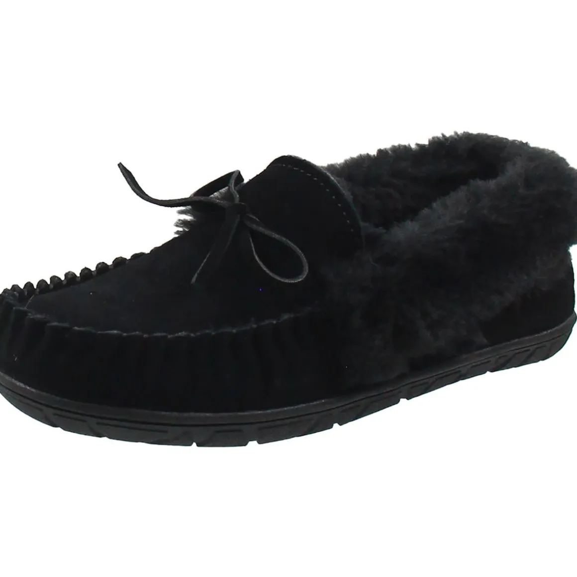 Faux Fur Suede Moccasins
