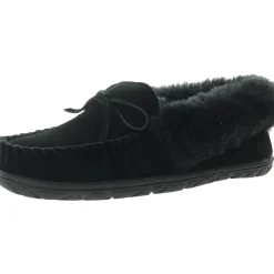 Faux Fur Suede Moccasins