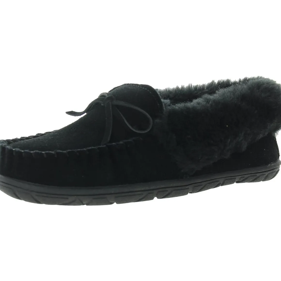Faux Fur Suede Moccasins