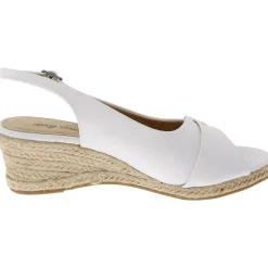 Faux Leather Wedge Sandals