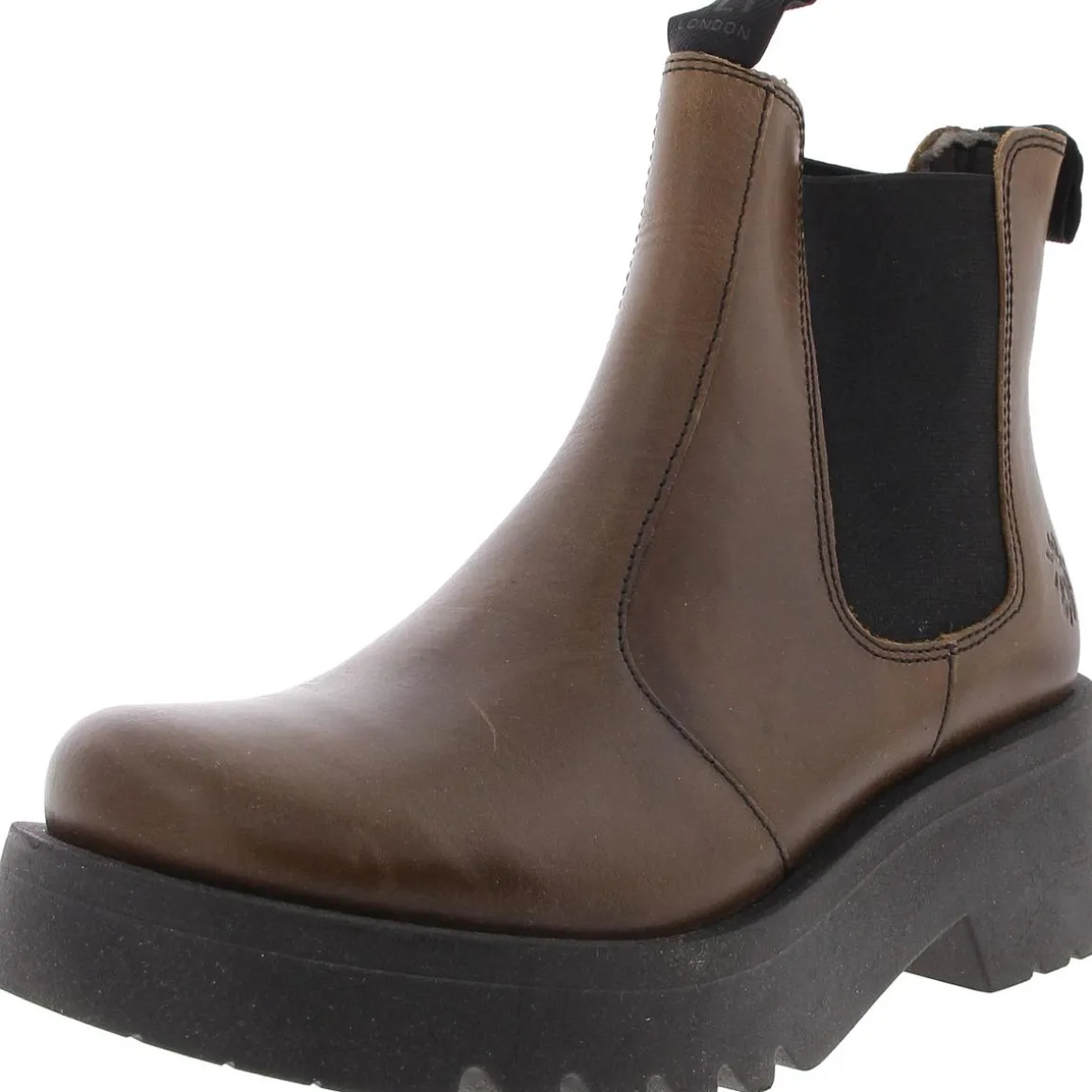 Faux Leather Ankle Boots